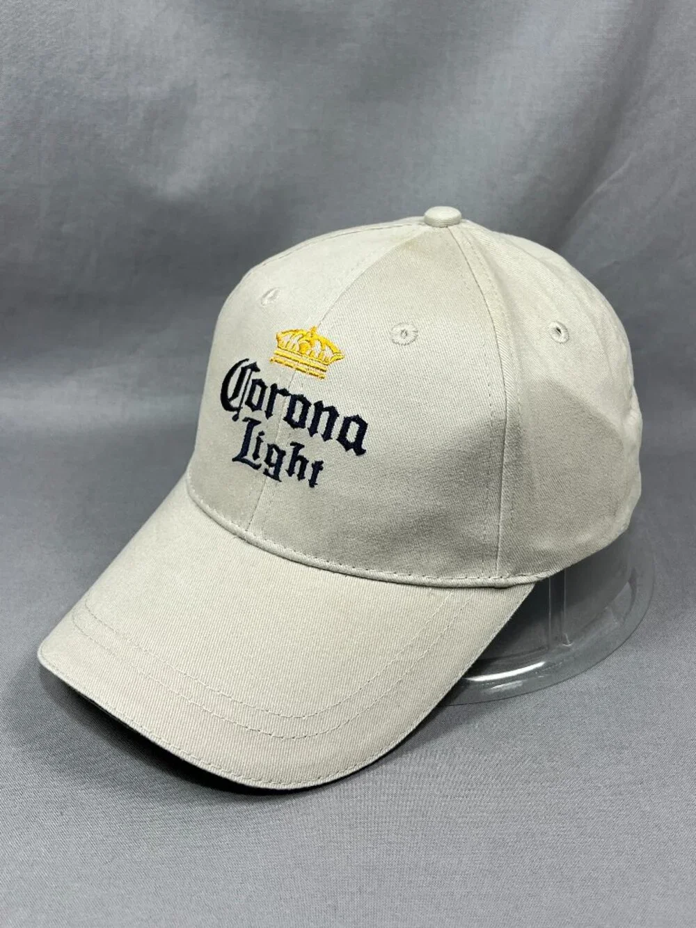 Corona Light Beer ACME Strapback Hat Khaki Baseball Mexico Adjustable Adult Cap